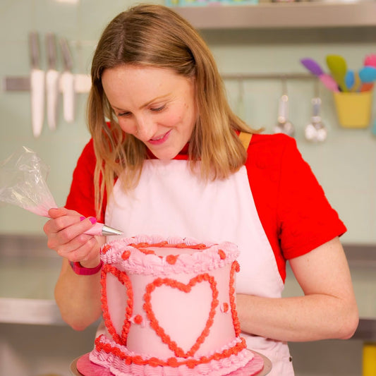 Valentines Day Heart Cake